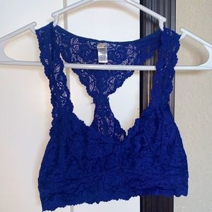 Blue bralette